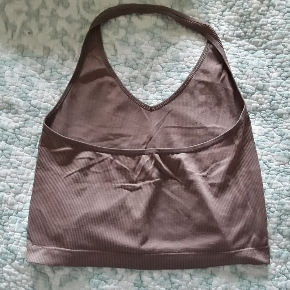 Junior Size Large So, Brown Halter Top
